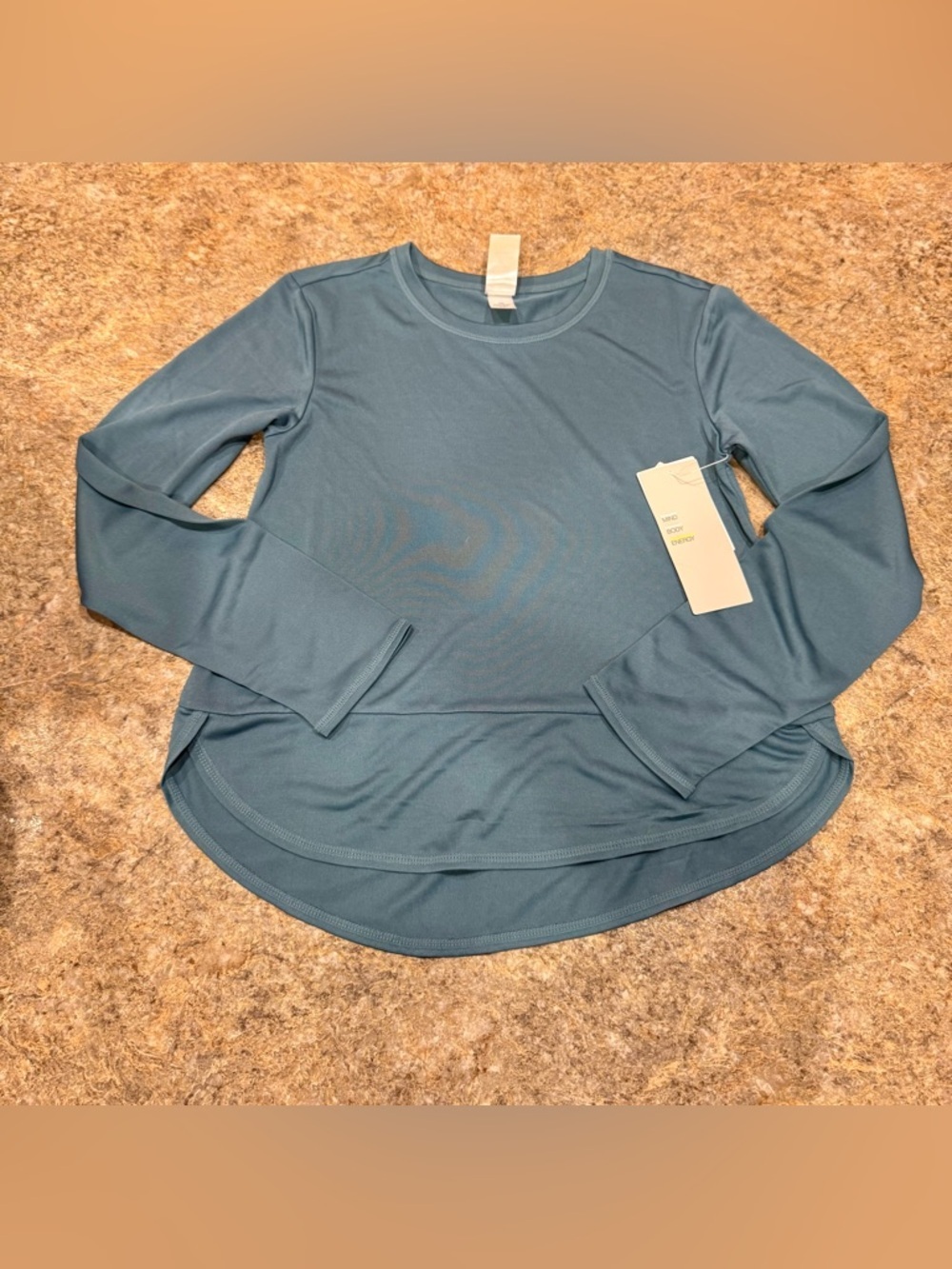 New Zella Girls Long Sleeve Performance Top Teal – Size M (8/10)
